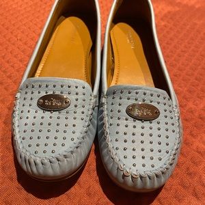 Authentic Alana calf suede flat shoes